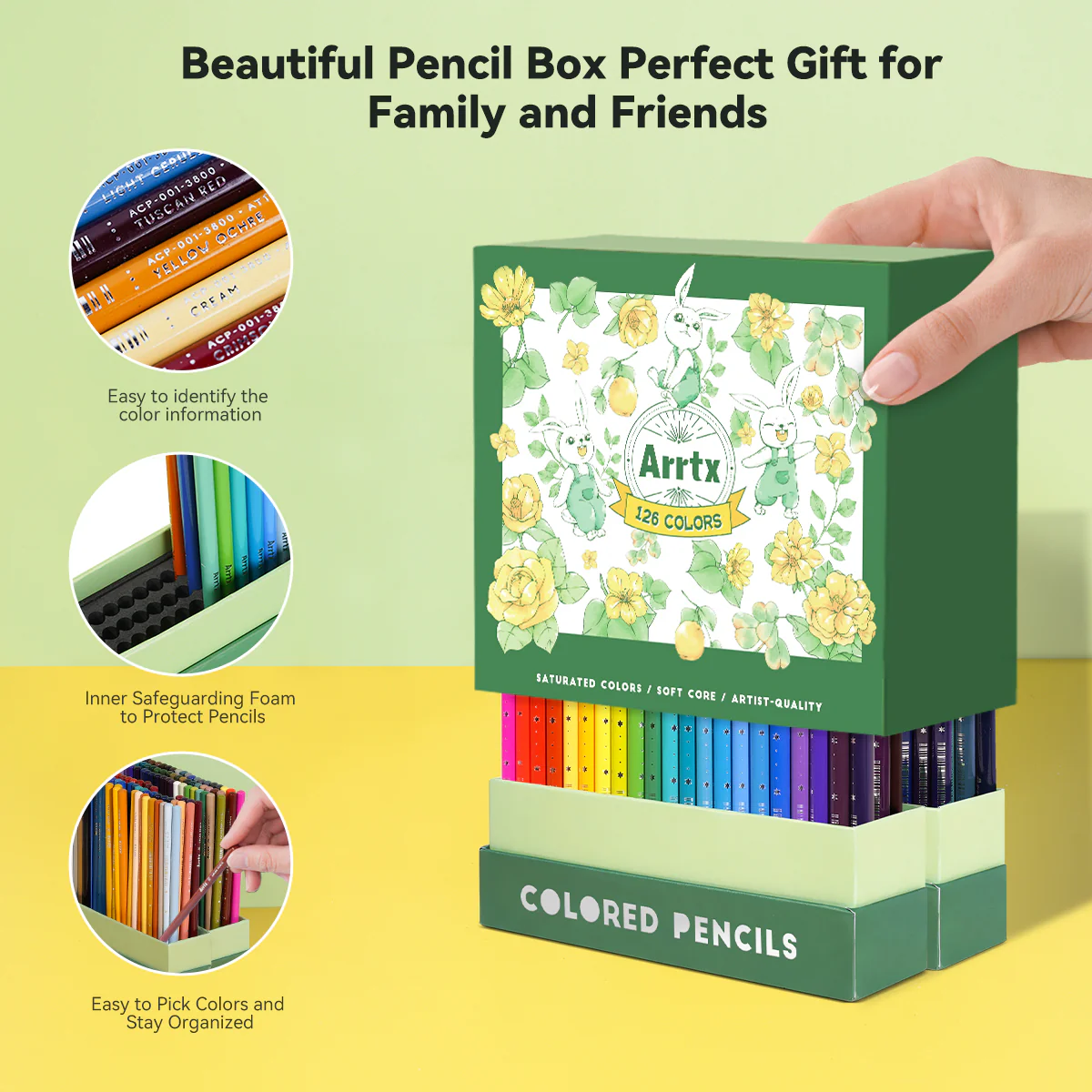 Arrtx Colored Pencils Set Drawing Pencils - Image 3