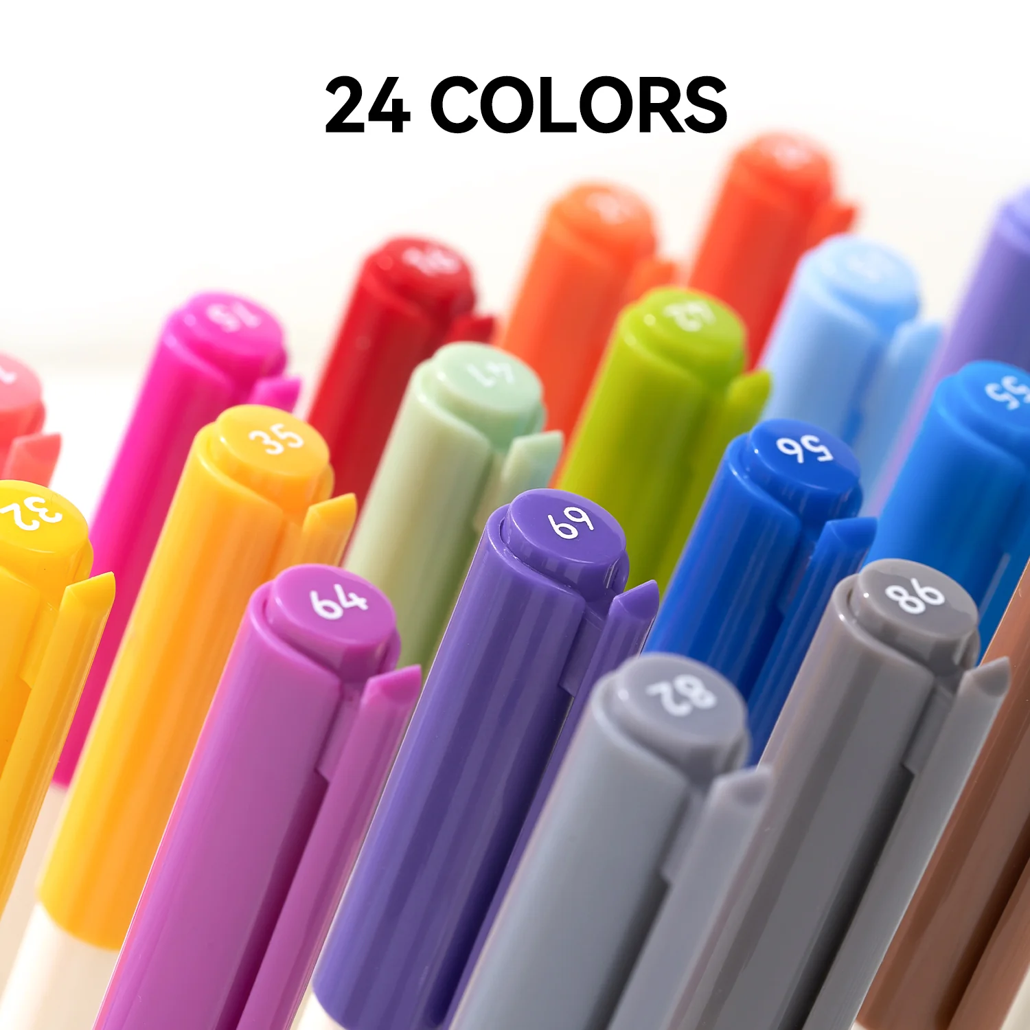 ARRTX 24 Colors Brush Pens Set - Image 7