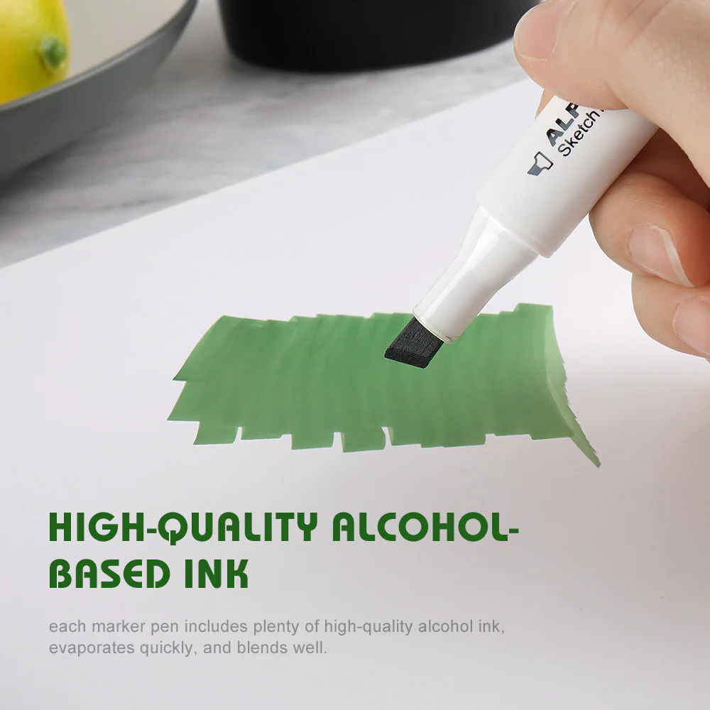 Arrtx ALP 80 Alcohol Markers Paint Marker Dual Tip - Image 7