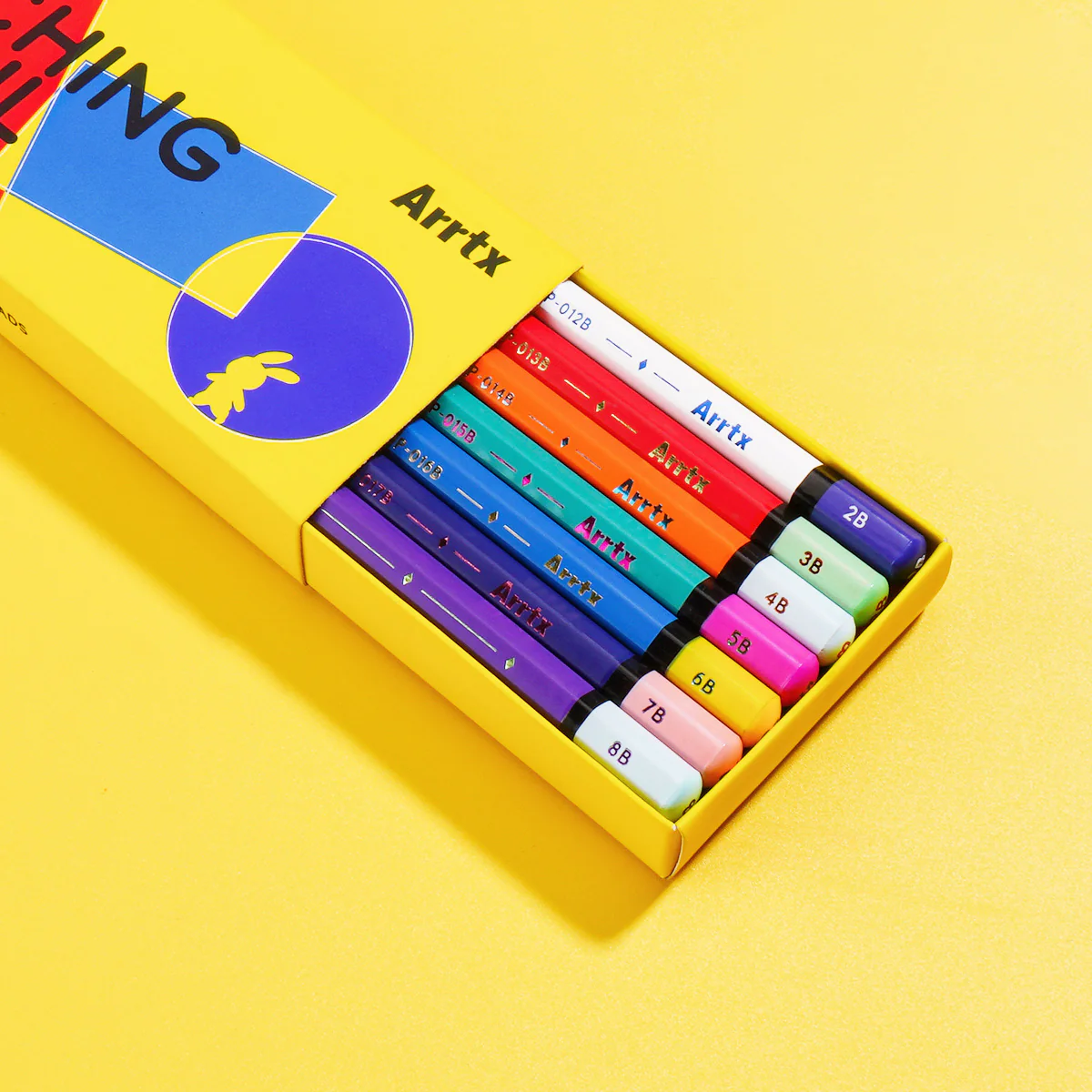 Arrtx Drawing Pencils 14 Pcs (4H - 8B) Artist Sketching Pencils - Image 11