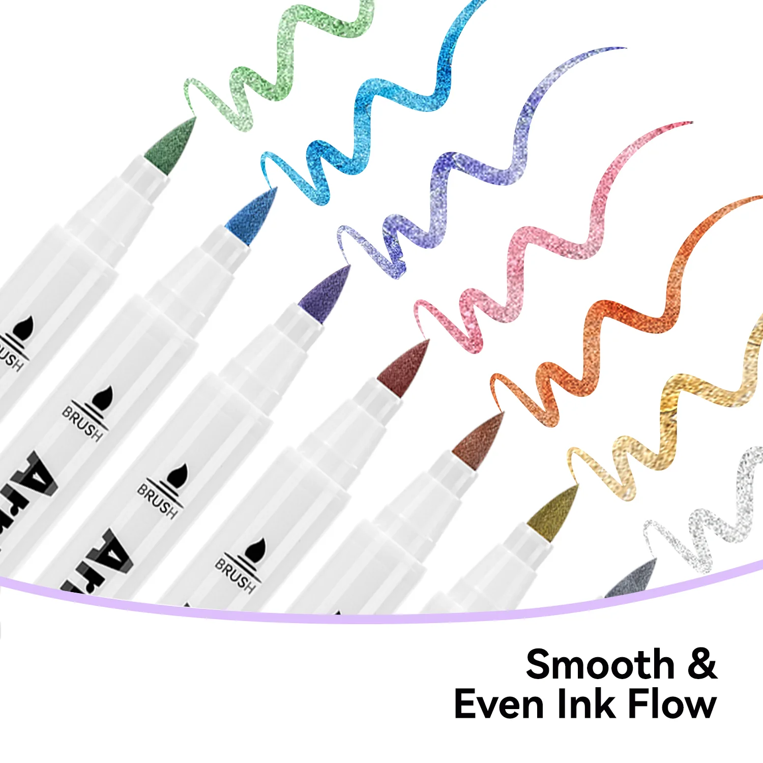 ARRTX Metallic Acrylic Markers 30 Colors - Image 4
