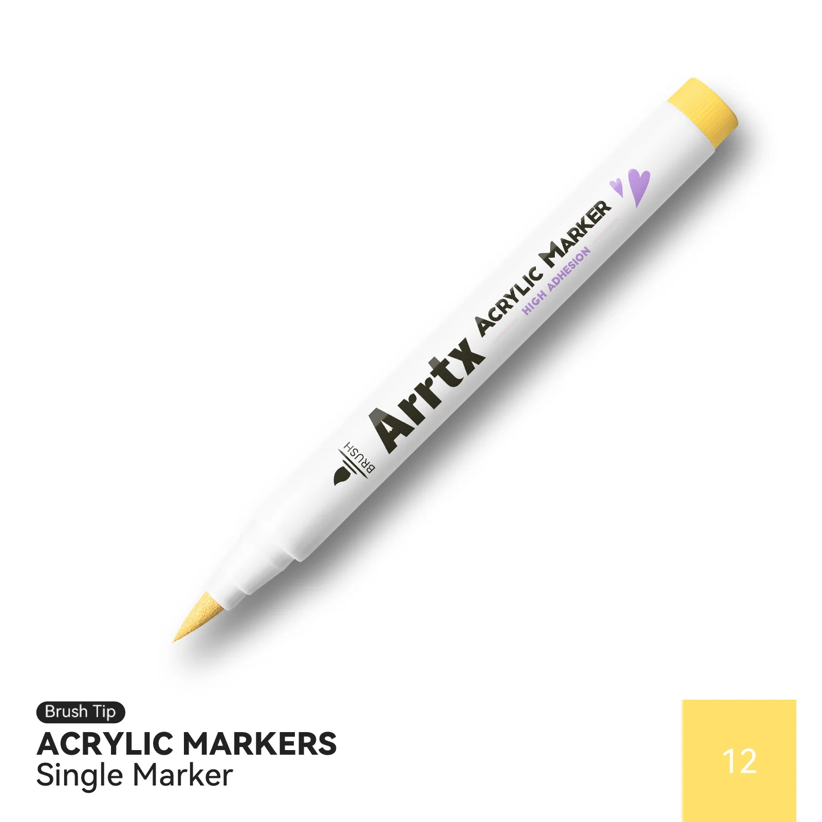Arrtx Single Color Acrylic Paint Marker 12