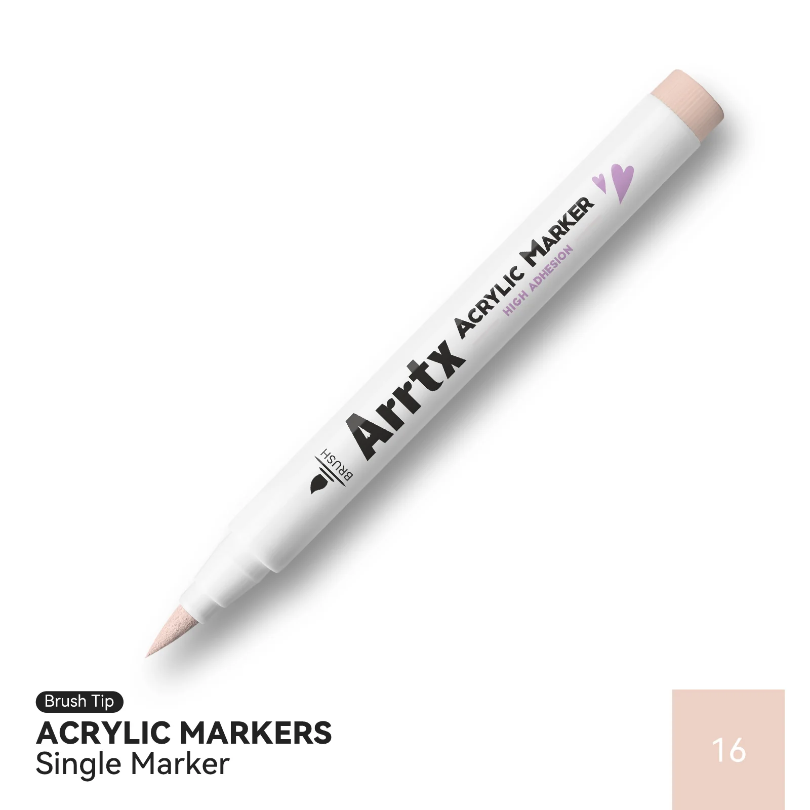 Arrtx Single Color Acrylic Paint Marker 16