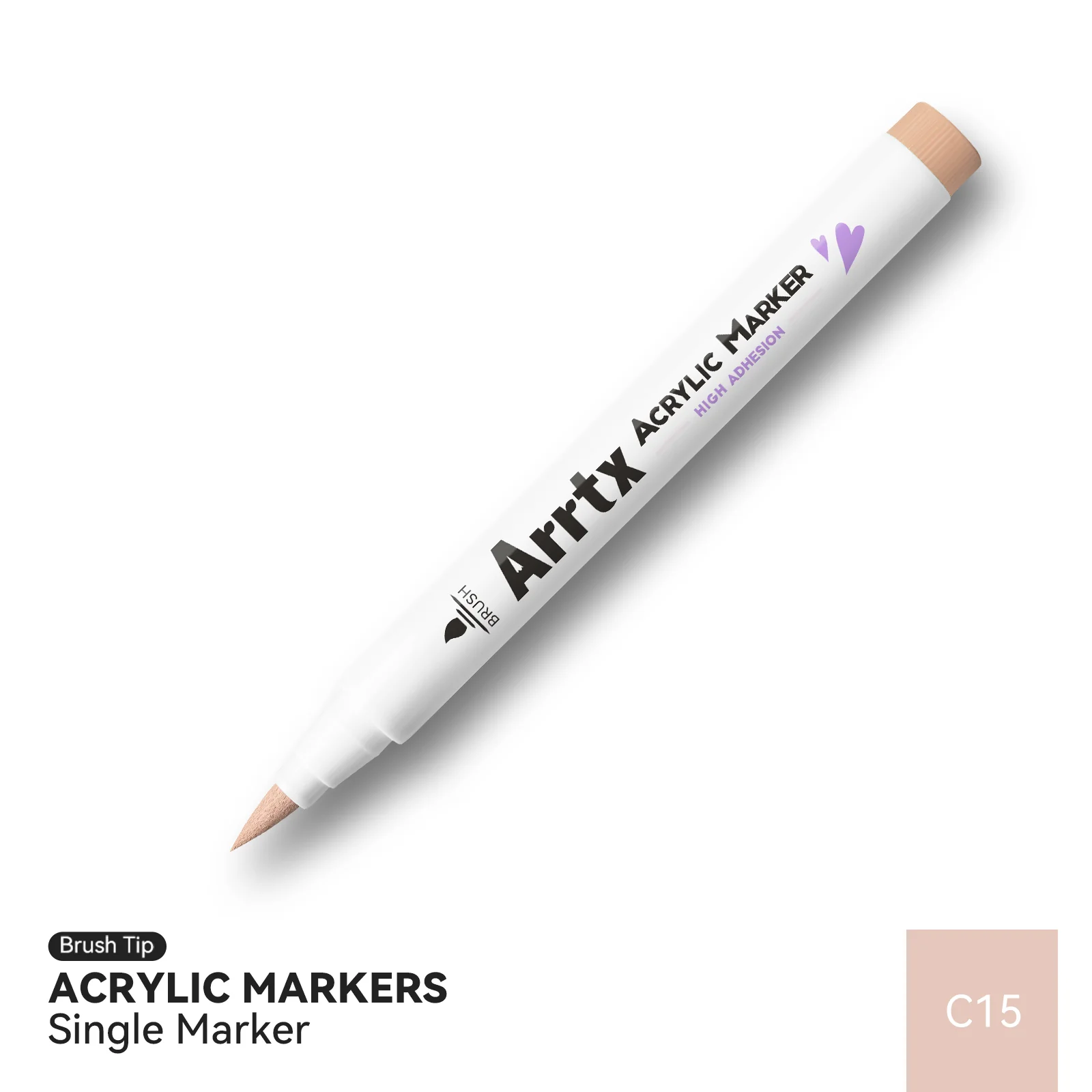 Arrtx Single Color Acrylic Paint Marker C15