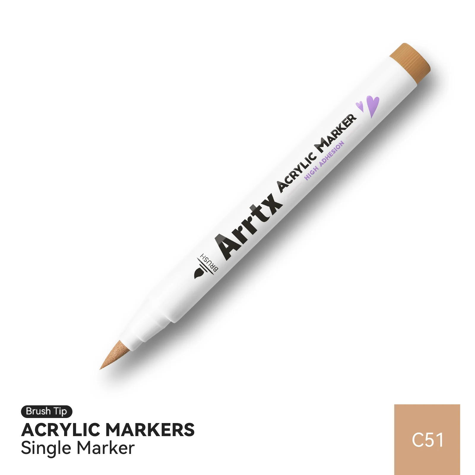 Arrtx Single Color Acrylic Paint Marker C51