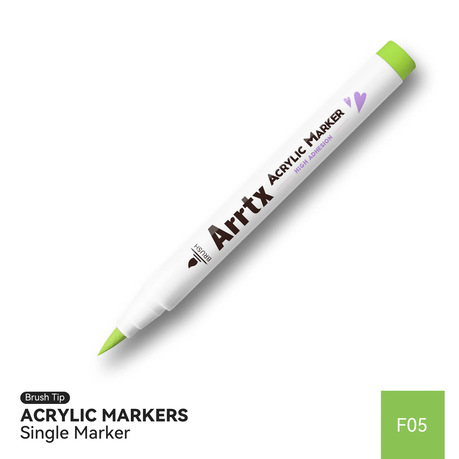 Arrtx Single Color Acrylic Paint Marker F05 Fluorescent Color