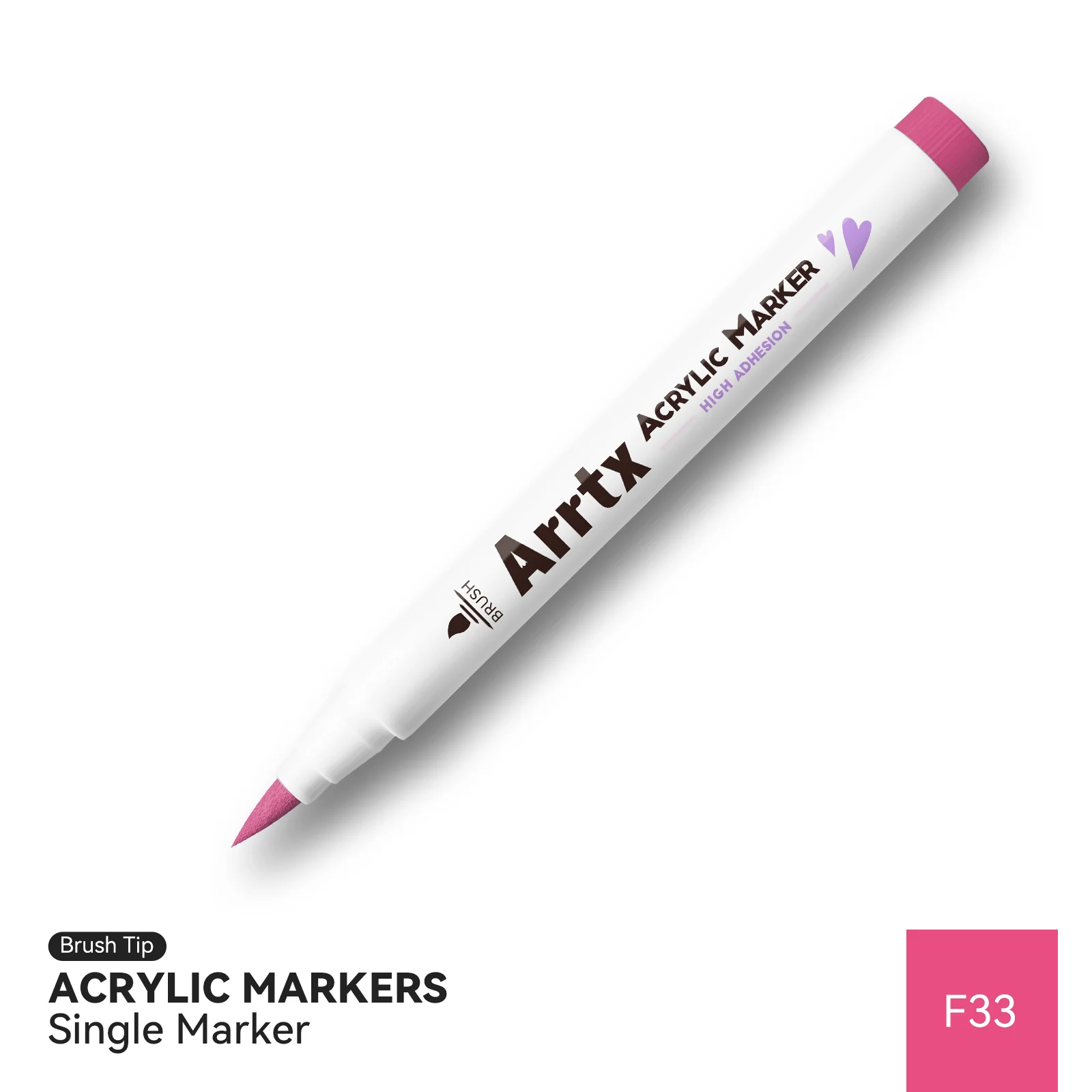 Arrtx Single Color Acrylic Paint Marker F33 Fluorescent Color