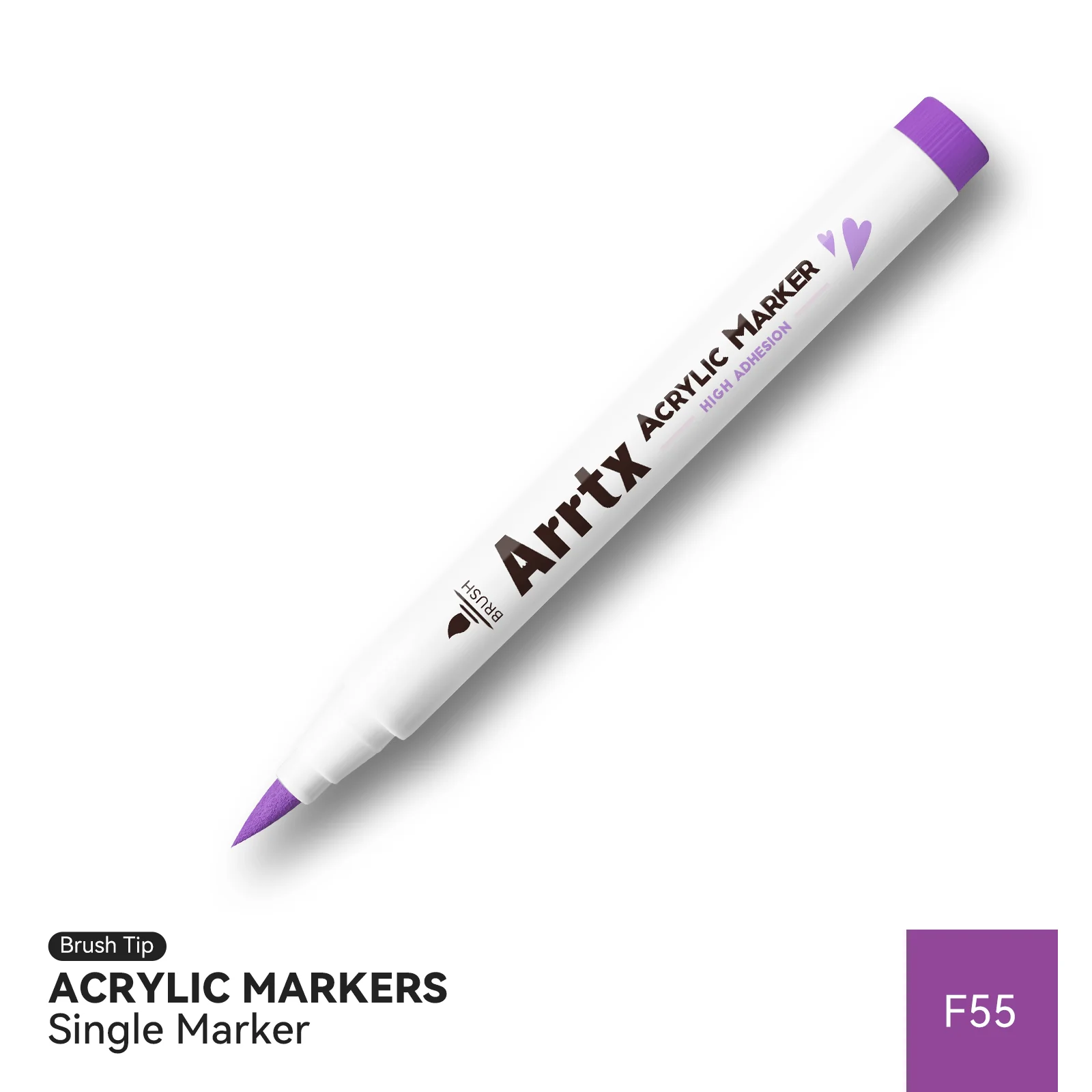 Arrtx Single Color Acrylic Paint Marker F55 Fluorescent Color
