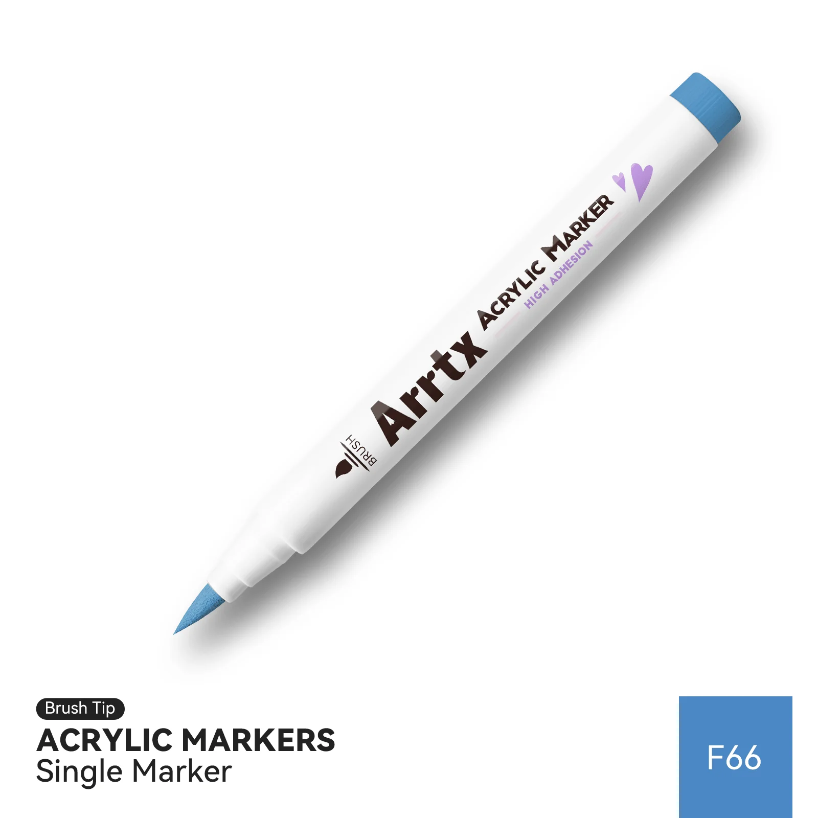 Arrtx Single Color Acrylic Paint Marker F66 Fluorescent Color